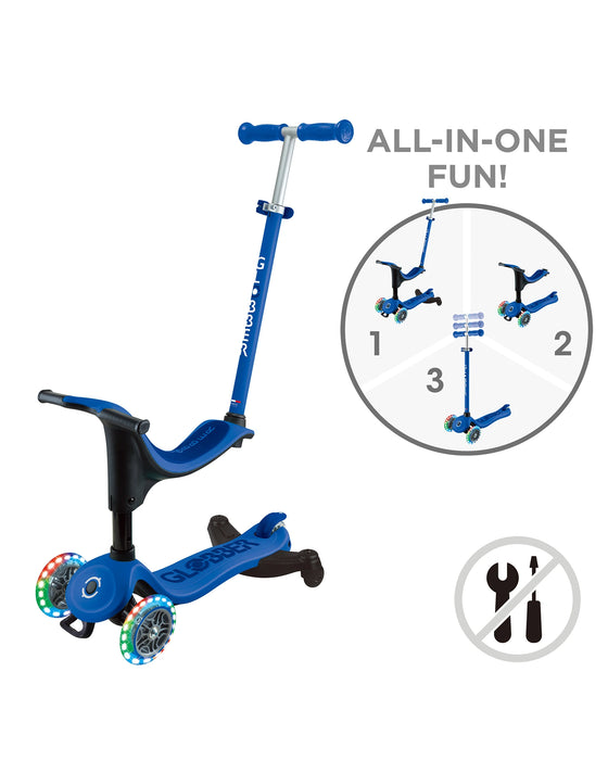 Globber Go Up Sporty Lights 360