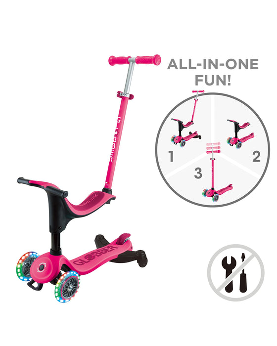 Globber Go Up Sporty Lights 360