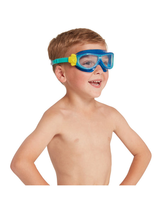 Phantom Kids Mask Blue Turquoise Clear