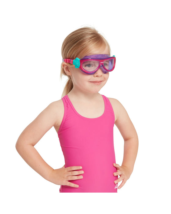 Phantom Kids Mask Pink Violet Clear