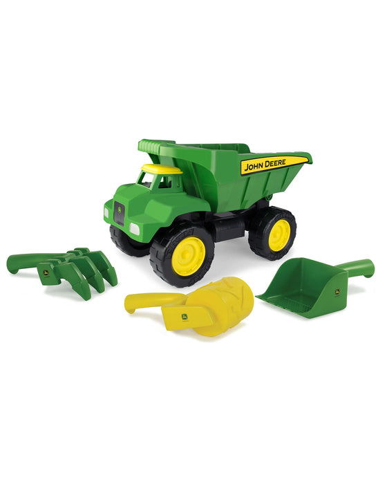 John Deere 38cm Big Scoop Dump Truck with Sand Tools