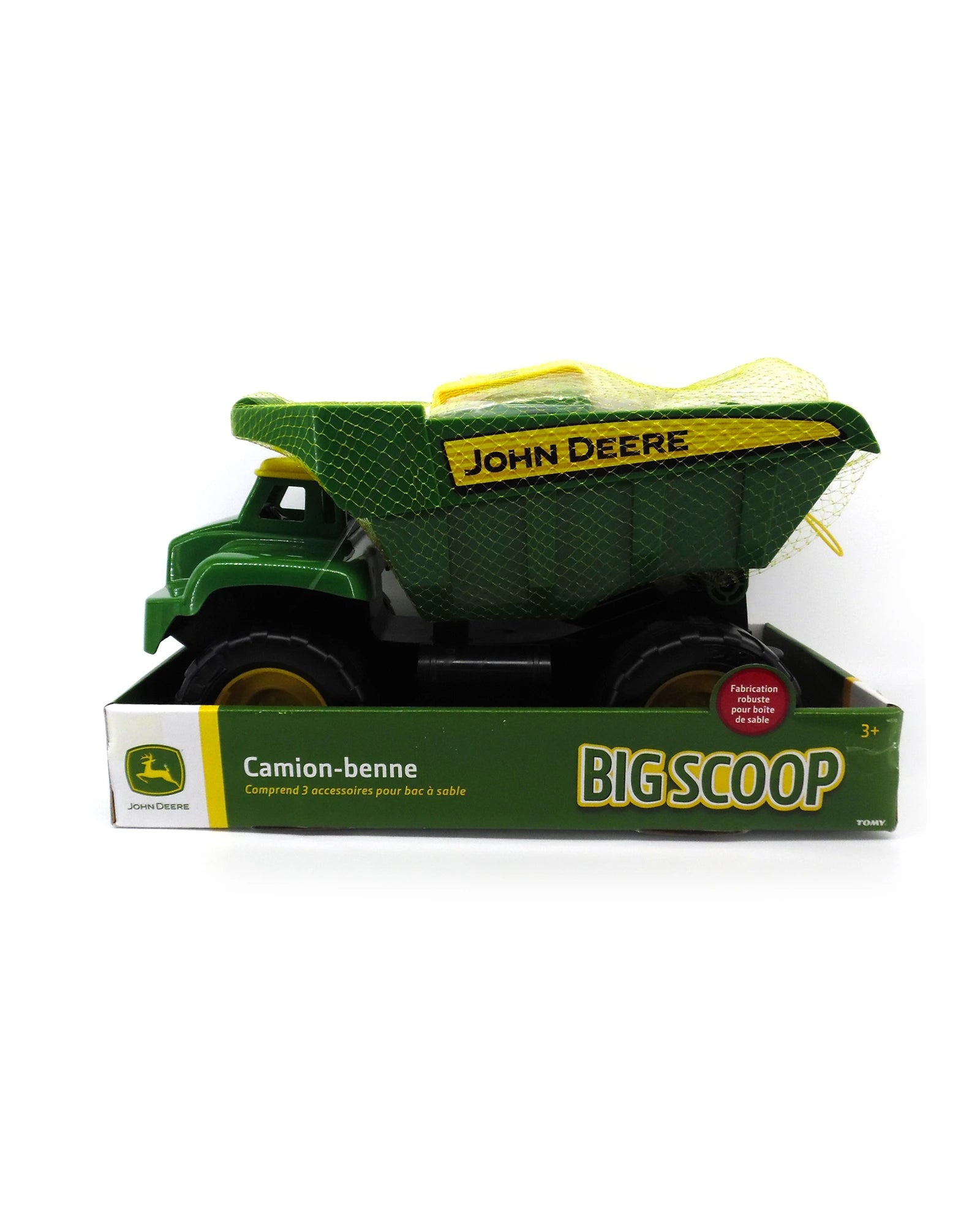 John Deere 38cm Big Scoop Dump Truck with Sand Tools