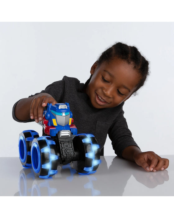 TOMY Monster Treads Transformers 23cm Lightning Wheels Optimus