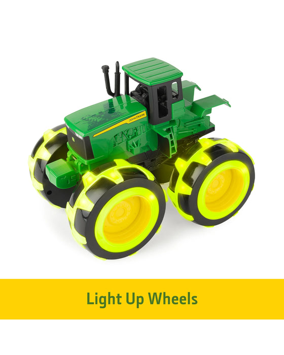 John Deere Monster Treads Lightning up Wheels 4WD Tractor