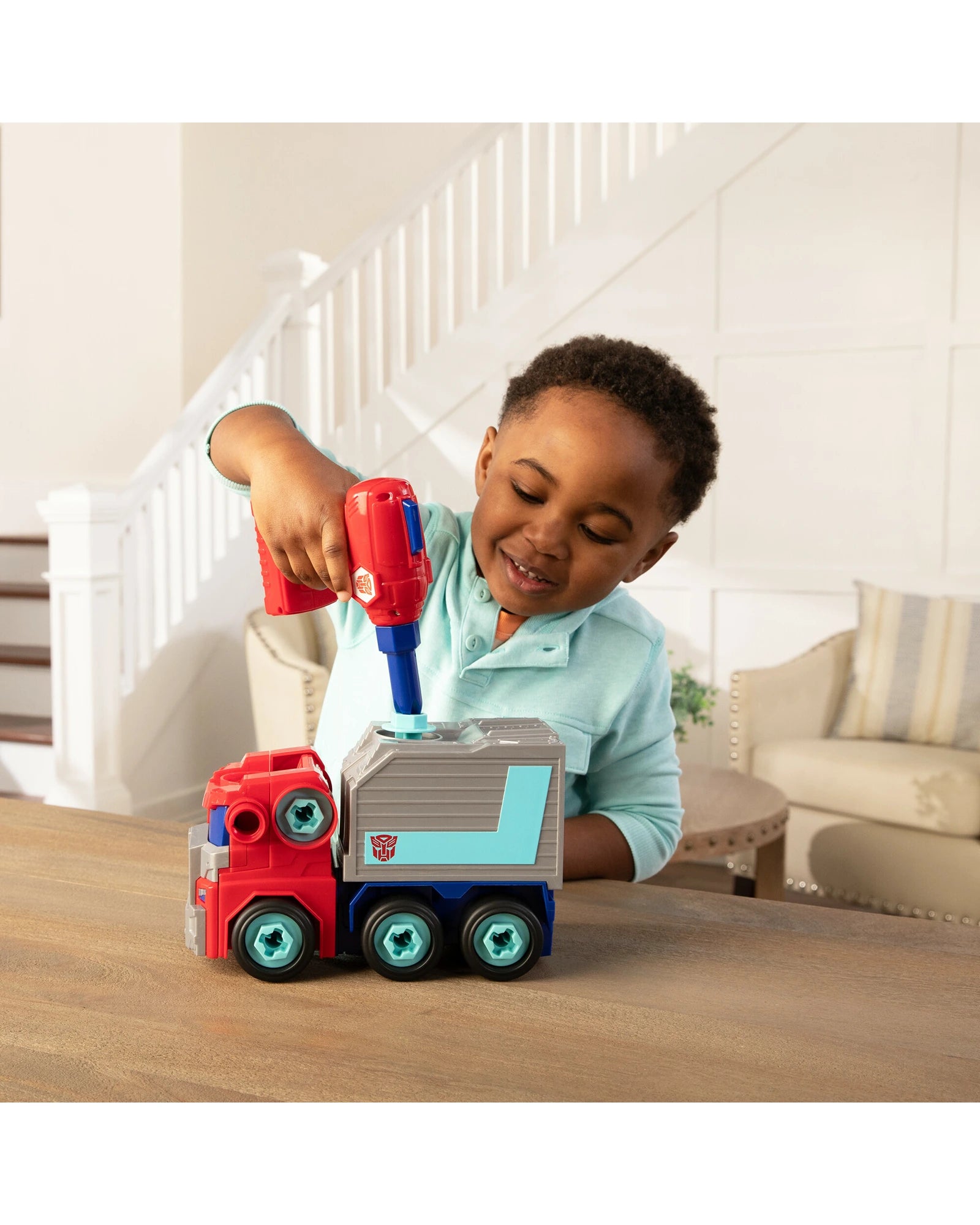 TOMY Transformers Build A Buddy Optimus Prime
