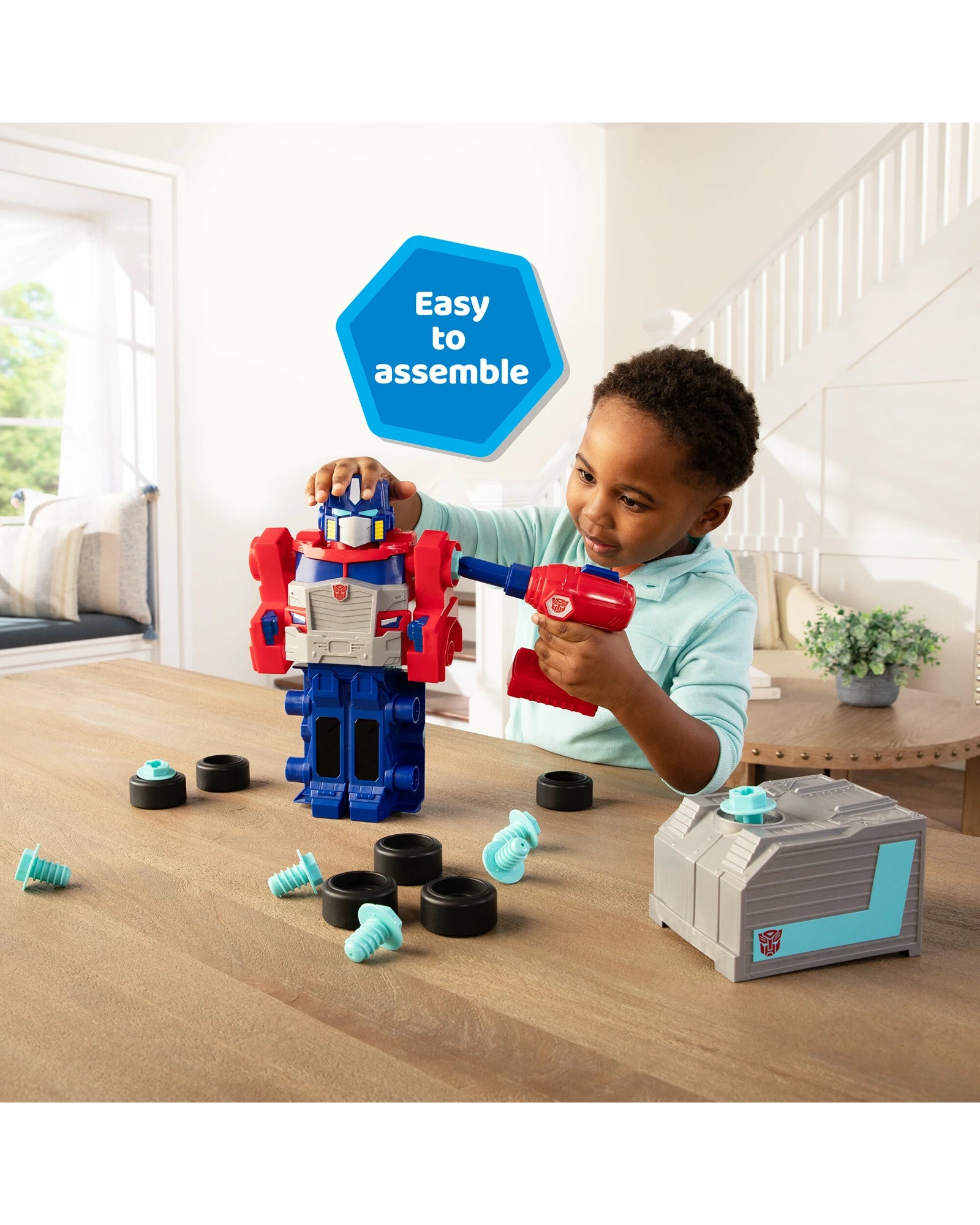 TOMY Transformers Build A Buddy Optimus Prime