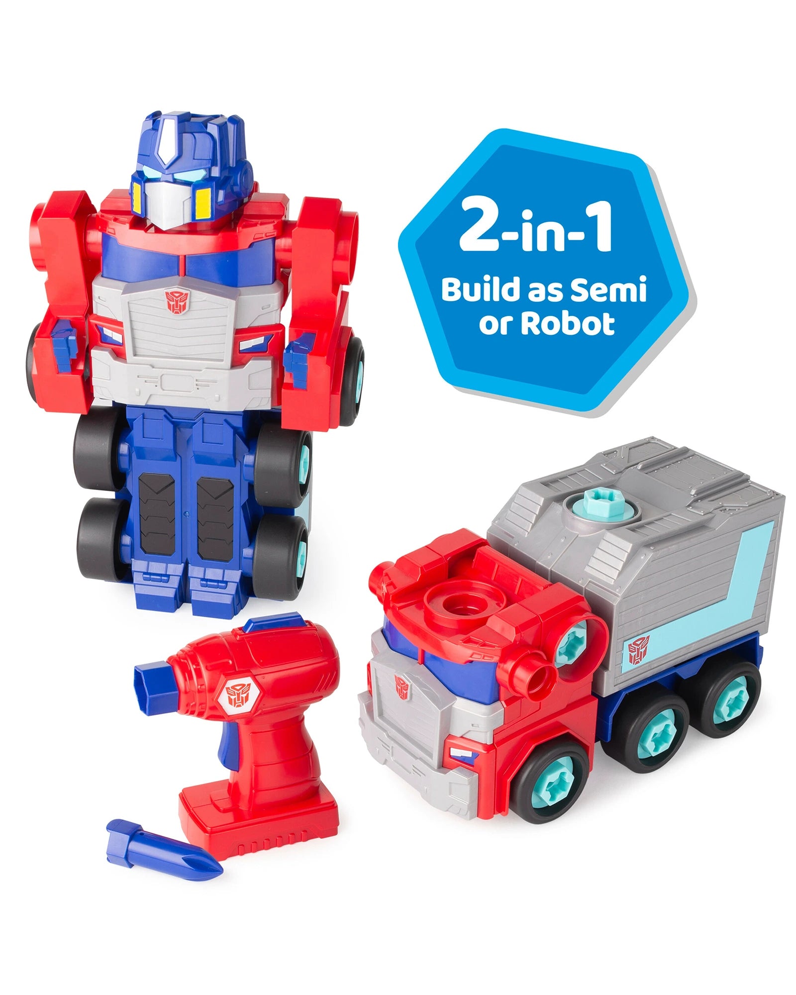 TOMY Transformers Build A Buddy Optimus Prime