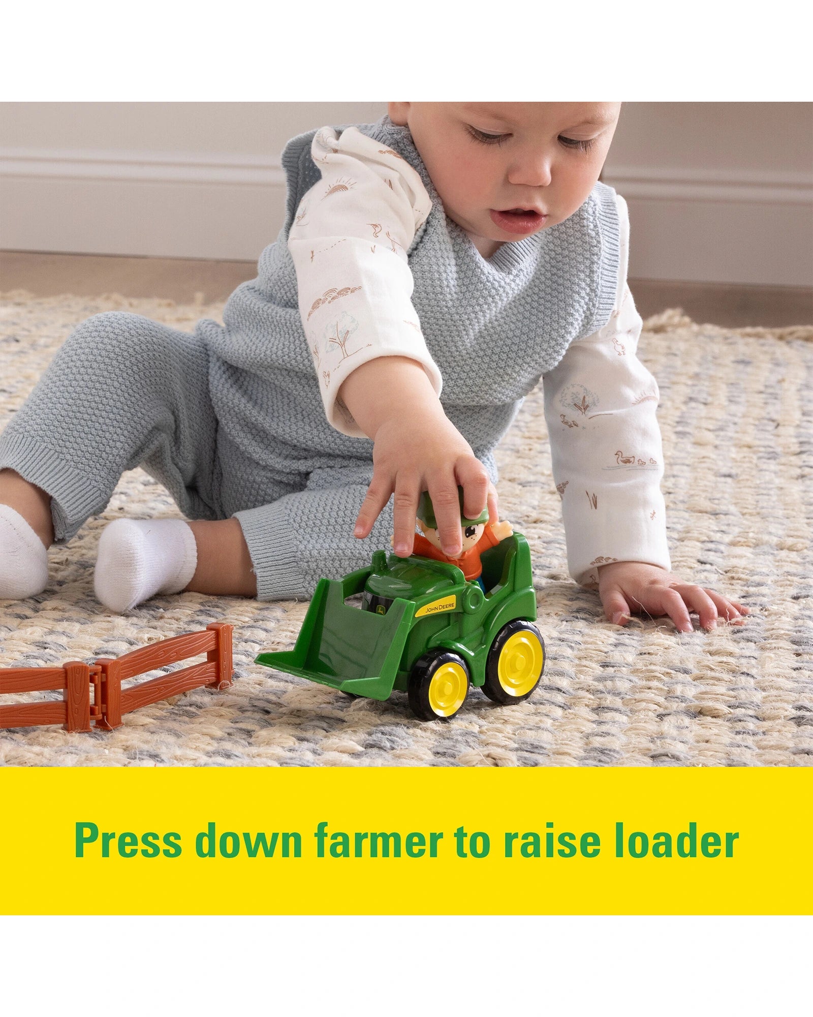 John Deere The Cows are Out Farm Set