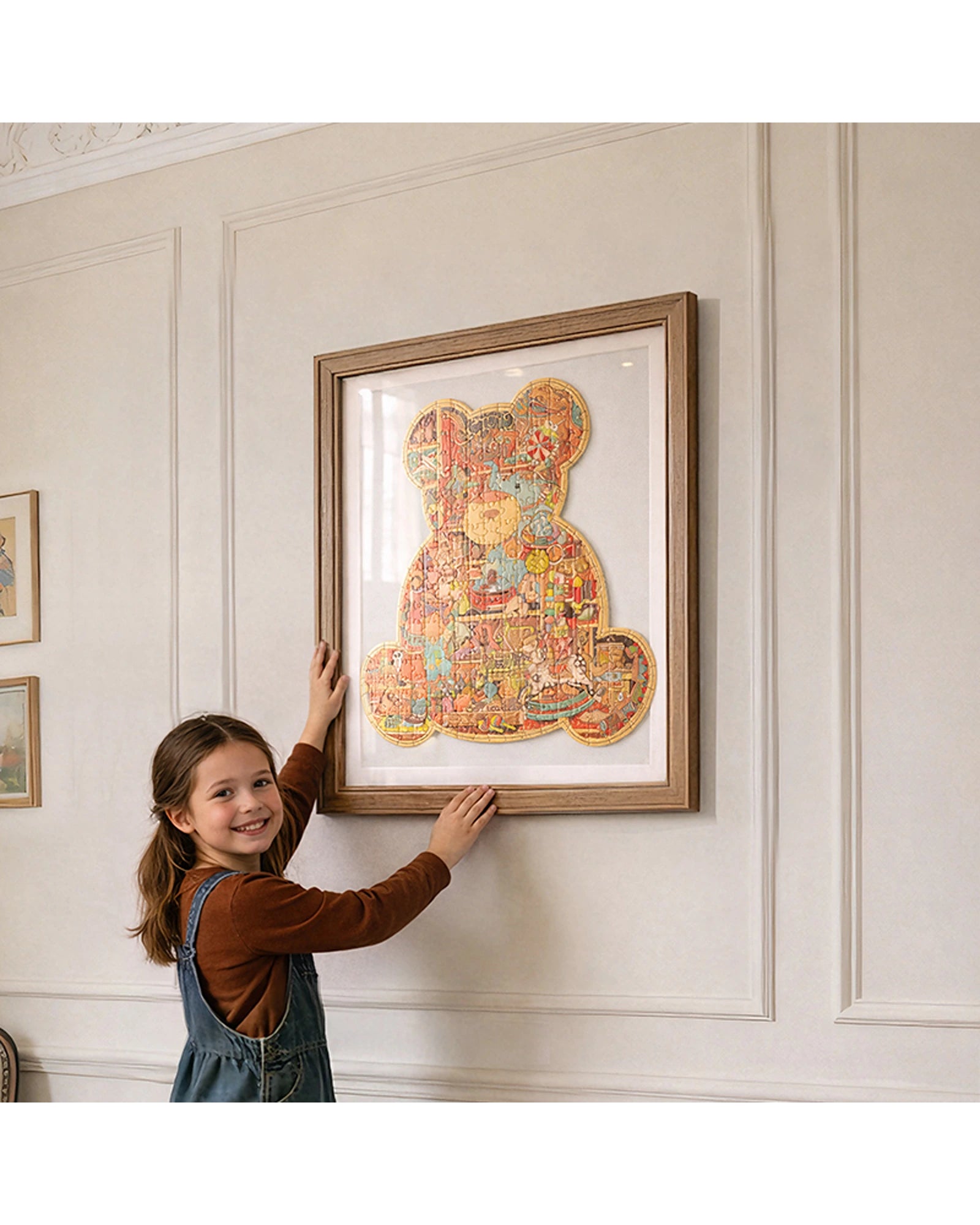 mideer Shaped Artist Puzzle - Bears Home