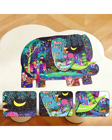 mideer Shaped Artist Puzzle - Elephant Dream