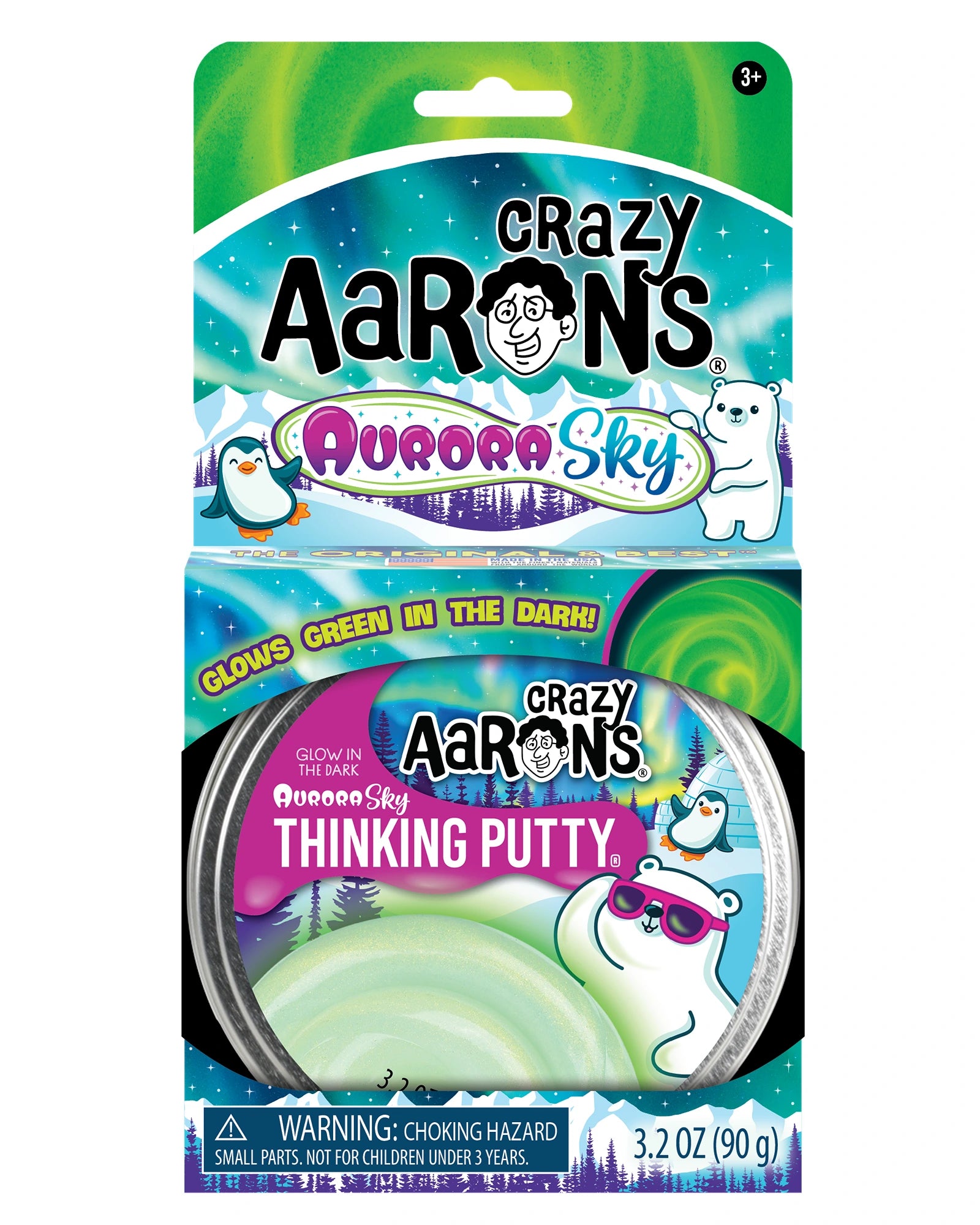 Glowbrights Aurora Sky Thinking Putty