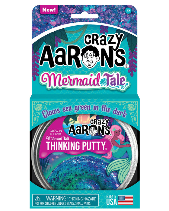 Aarons Putty 4 Inch Glowbrights Mermaid Tale