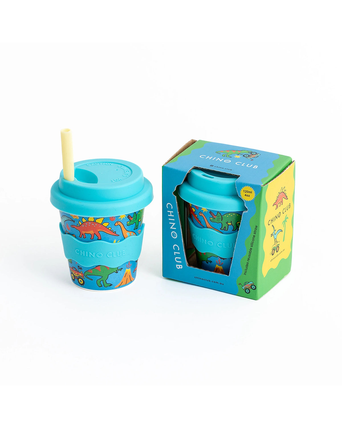 Dinosaurs and Monster Trucks 4oz Cup