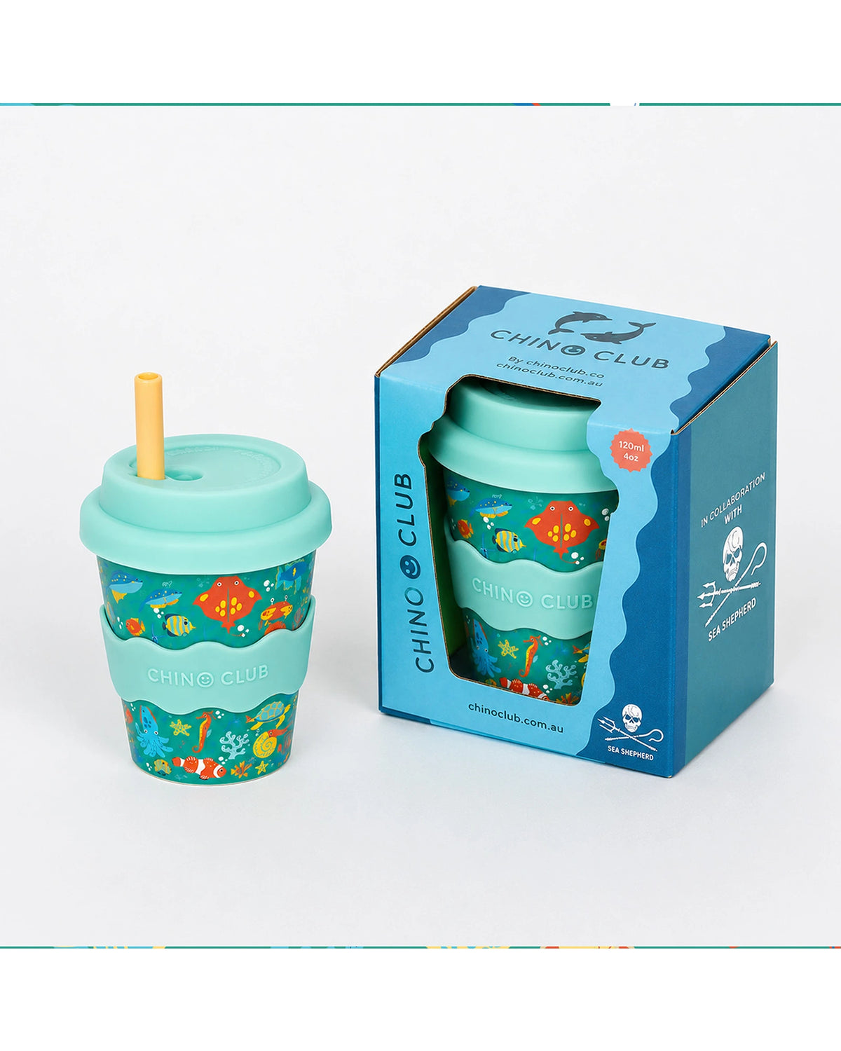 Tropical Sea Shepherd 4oz Cup