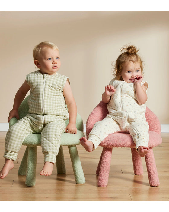 Grow Kindly 2.5 TOG Sleep Suit - Gumleaf Gingham