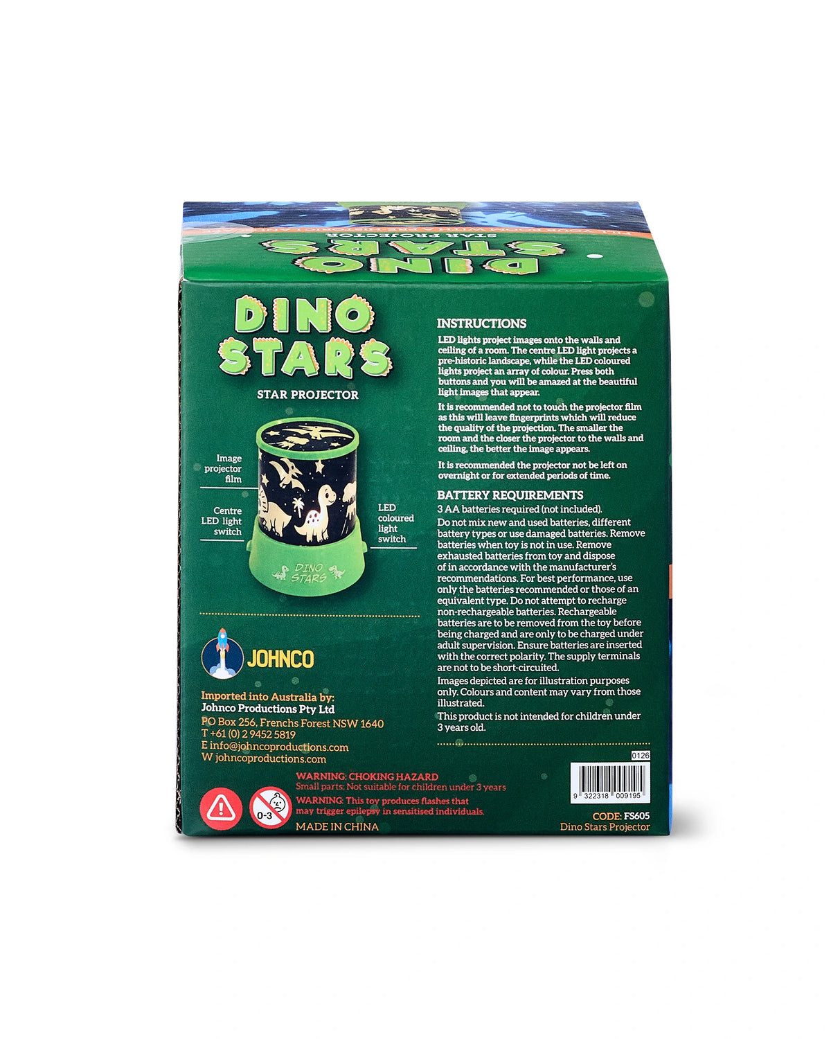 Johnco Dino Star Projector