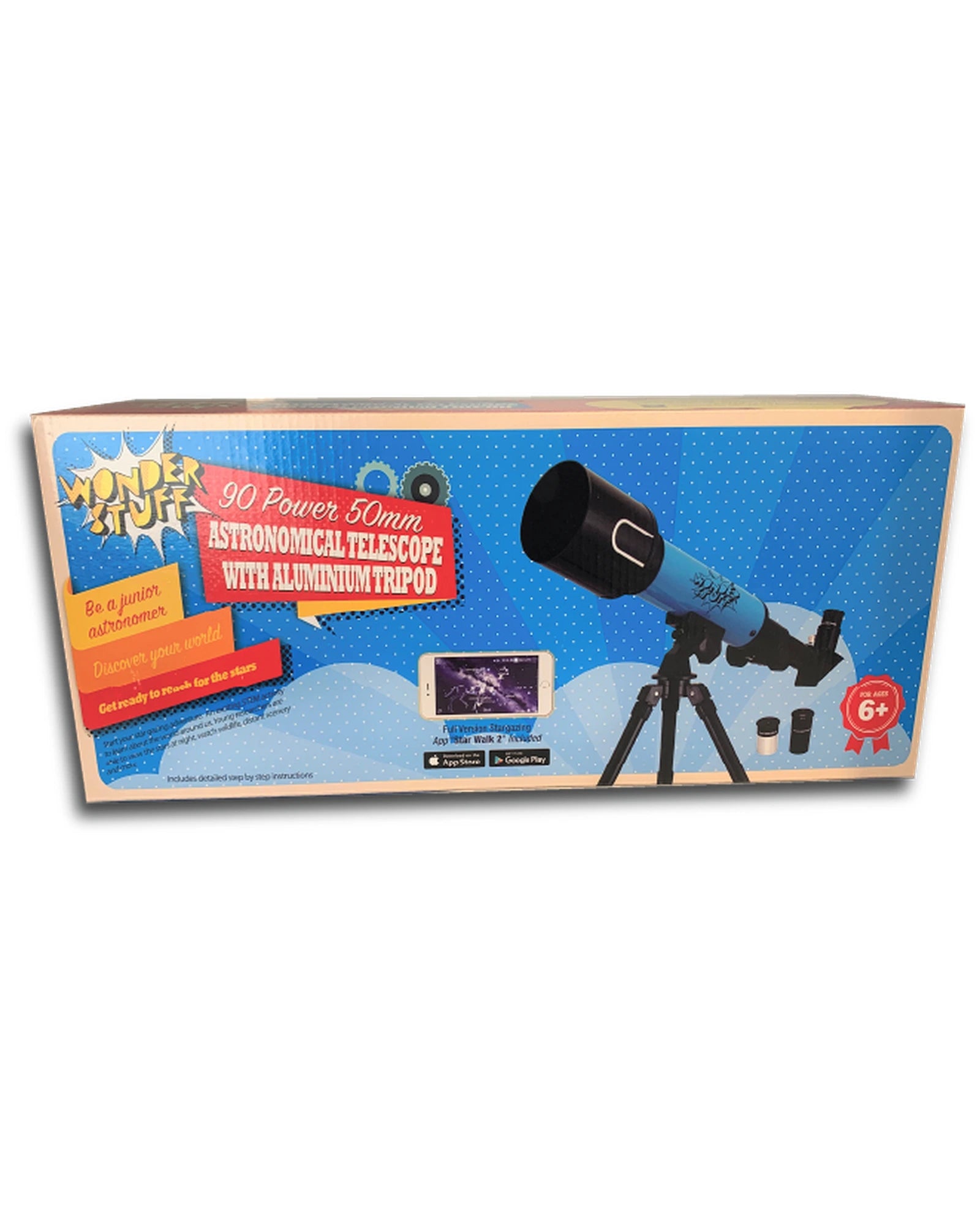 Wonderstuff 90 Power 50mm Astronomical Telescope