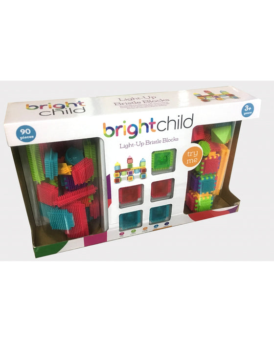 Bright Child Bristle Blocks Light up 90 pcs