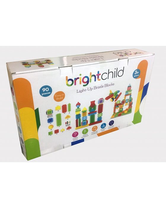 Bright Child Bristle Blocks Light up 90 pcs