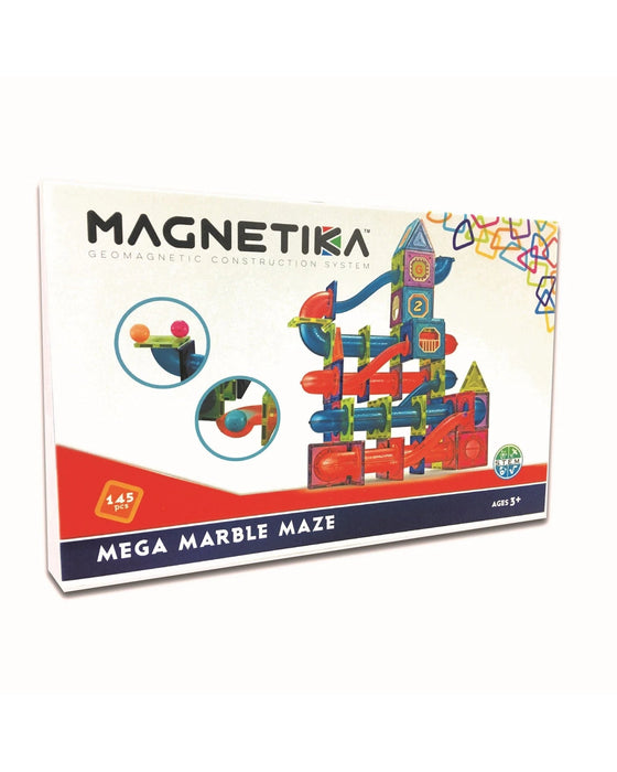 Magnetika Mega Marble Maze 145 Piece Set