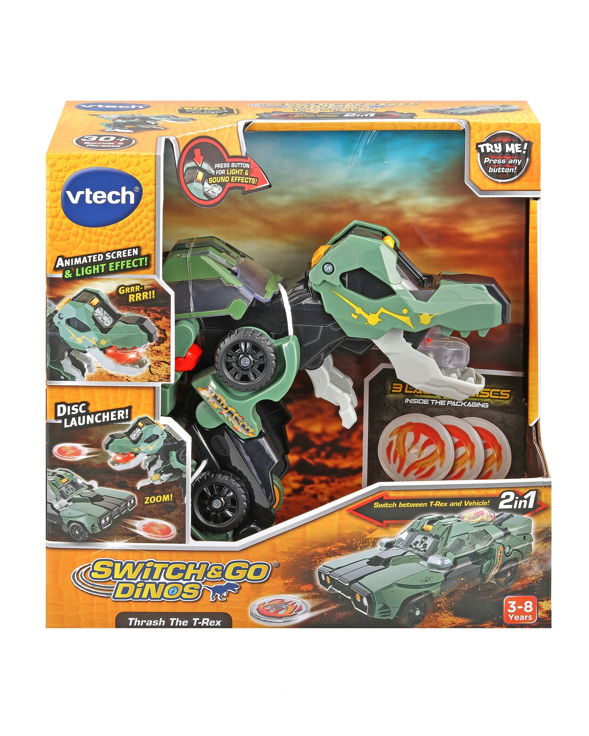 Vtech Switch and Go Dinos Thrash the TRex
