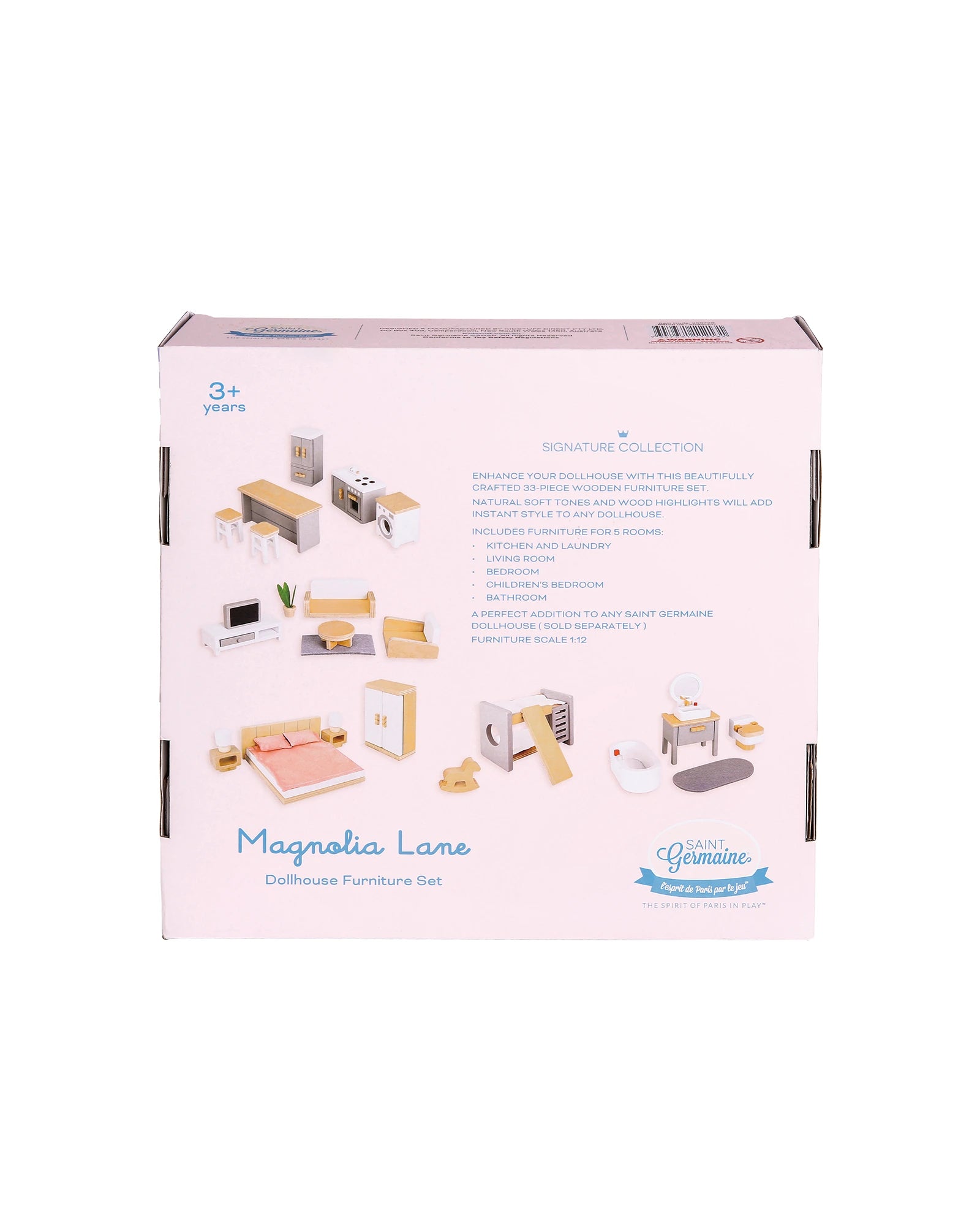 Doll House Furniture Set 33 pcs