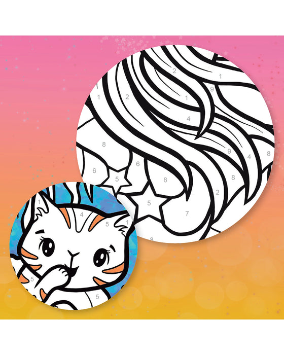Tiger Tribe Colour By Numbers - Unicorn Dreaming