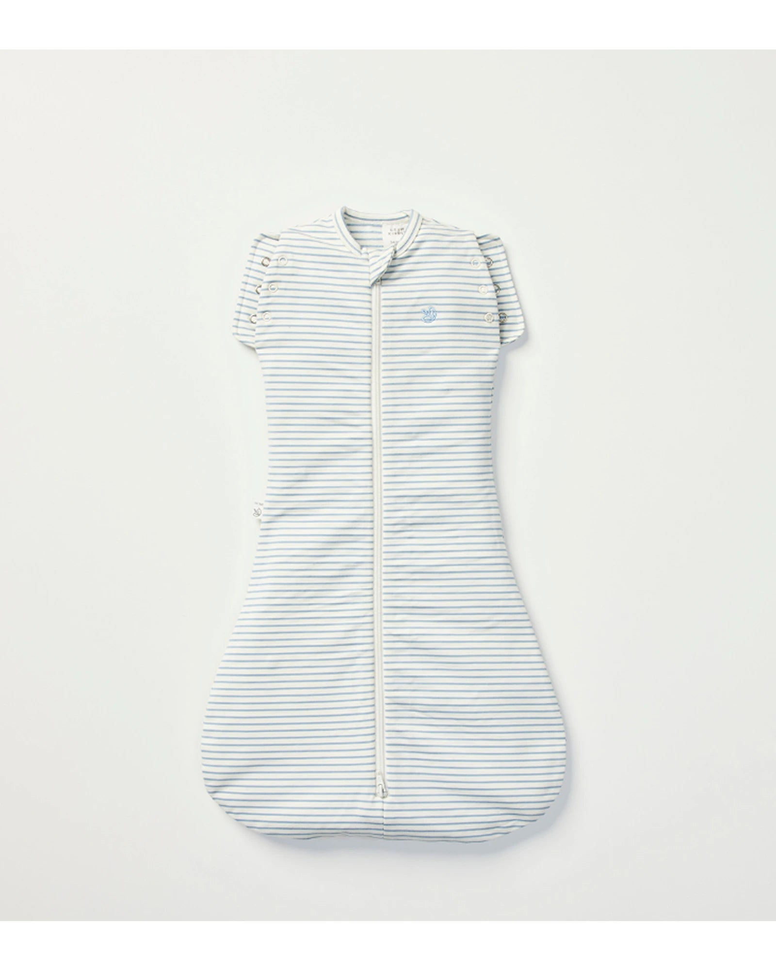 Grow Kindly 1.0 TOG Swaddle Sleeping Bag - Dusk Blue Stripe