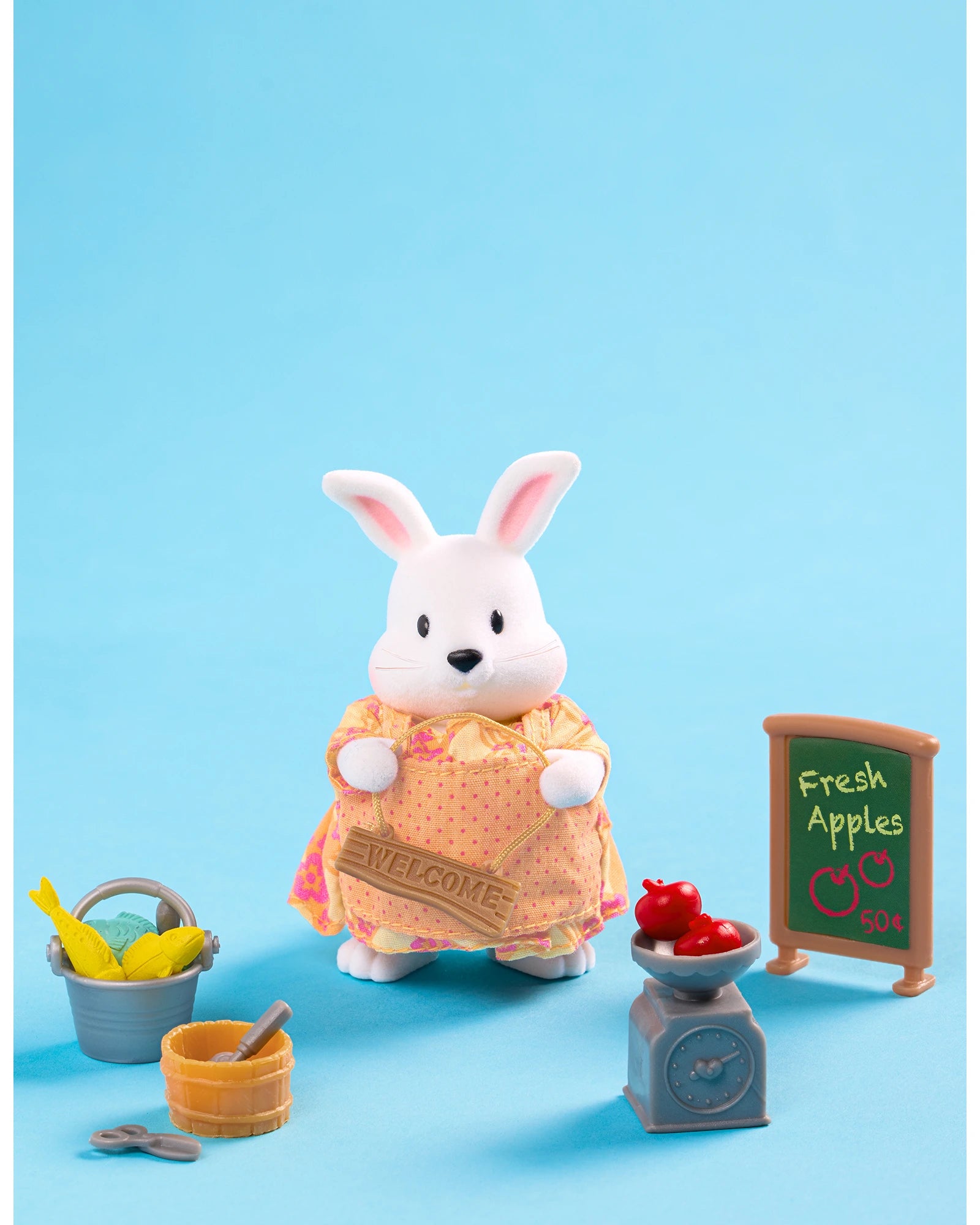 The Hoppingood Rabbits Miniature Animal Figurine Set