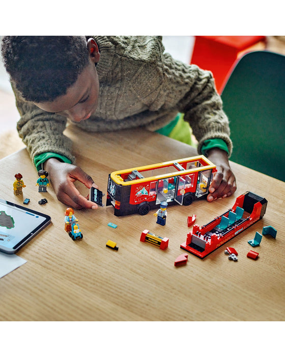 60407 Red Double-Decker Sightseeing Bus