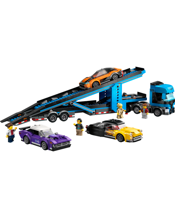 60408 Car Transporter Truck with Sports Cars