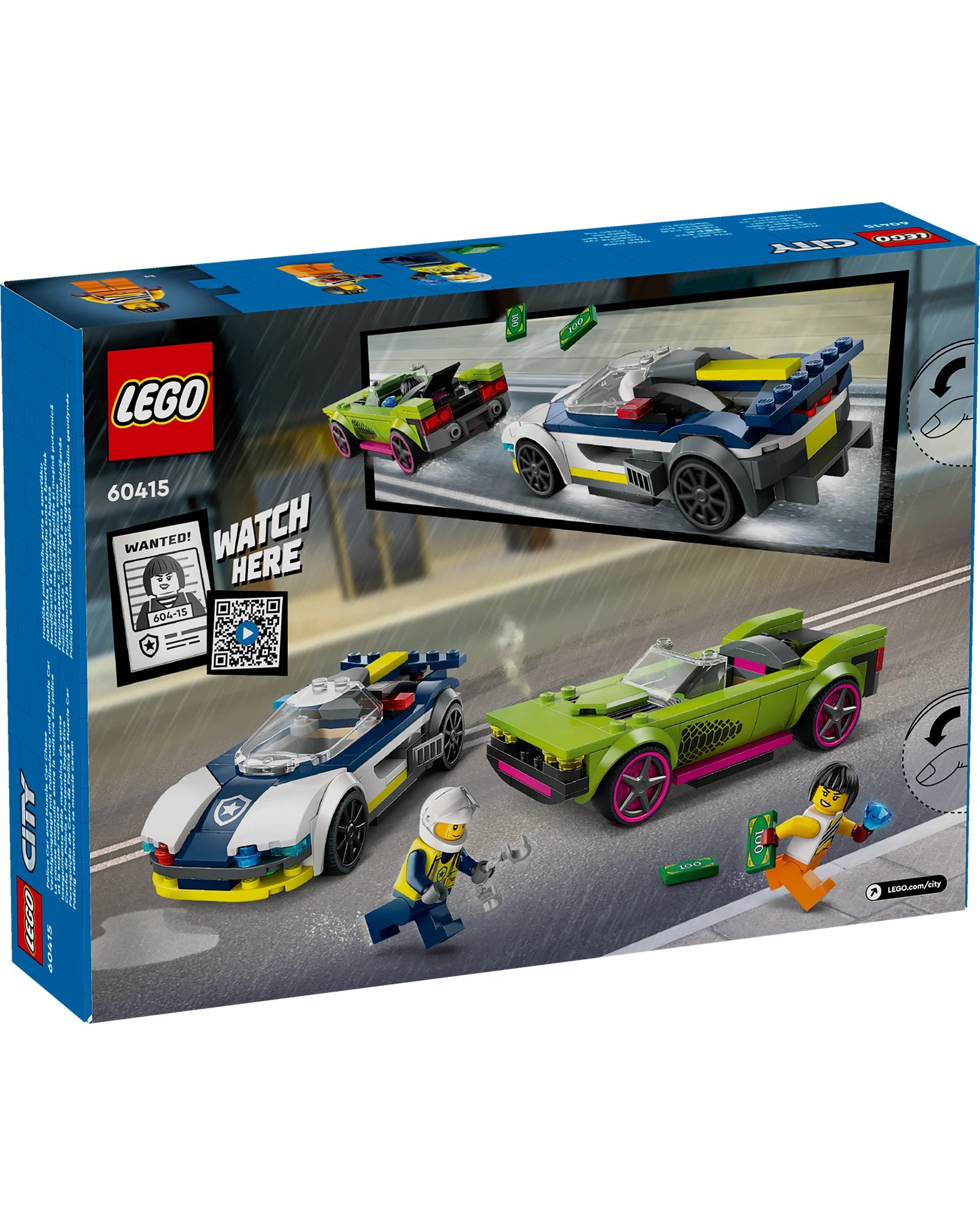 60415 Police Car and Muscle Car Chase