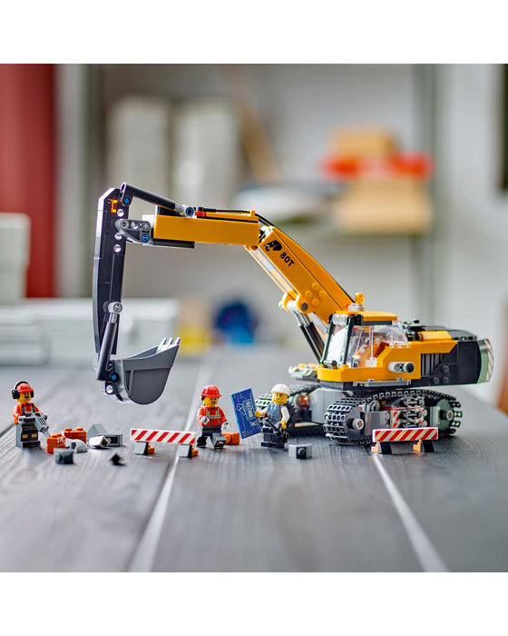 60420 Yellow Construction Excavator
