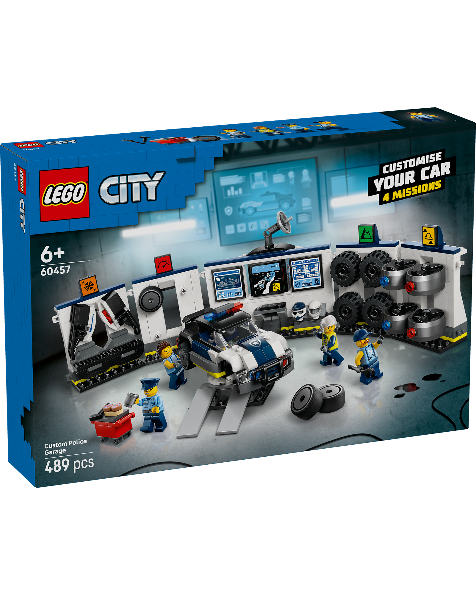 60457 Custom Police Car Garage