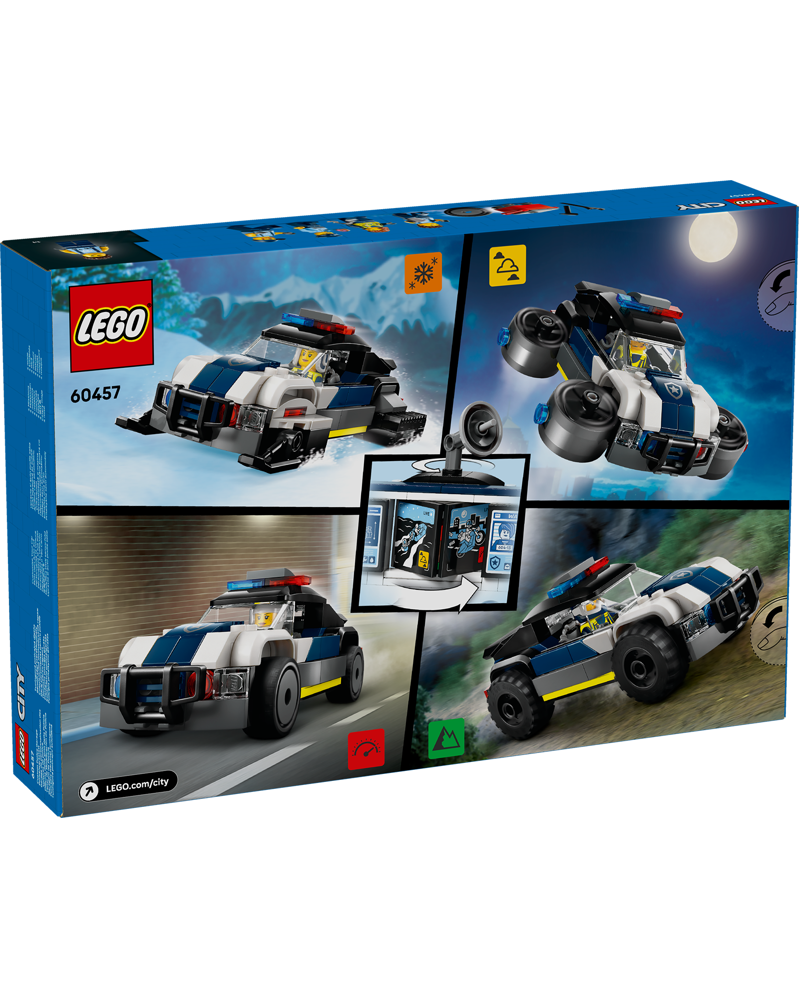 60457 Custom Police Car Garage