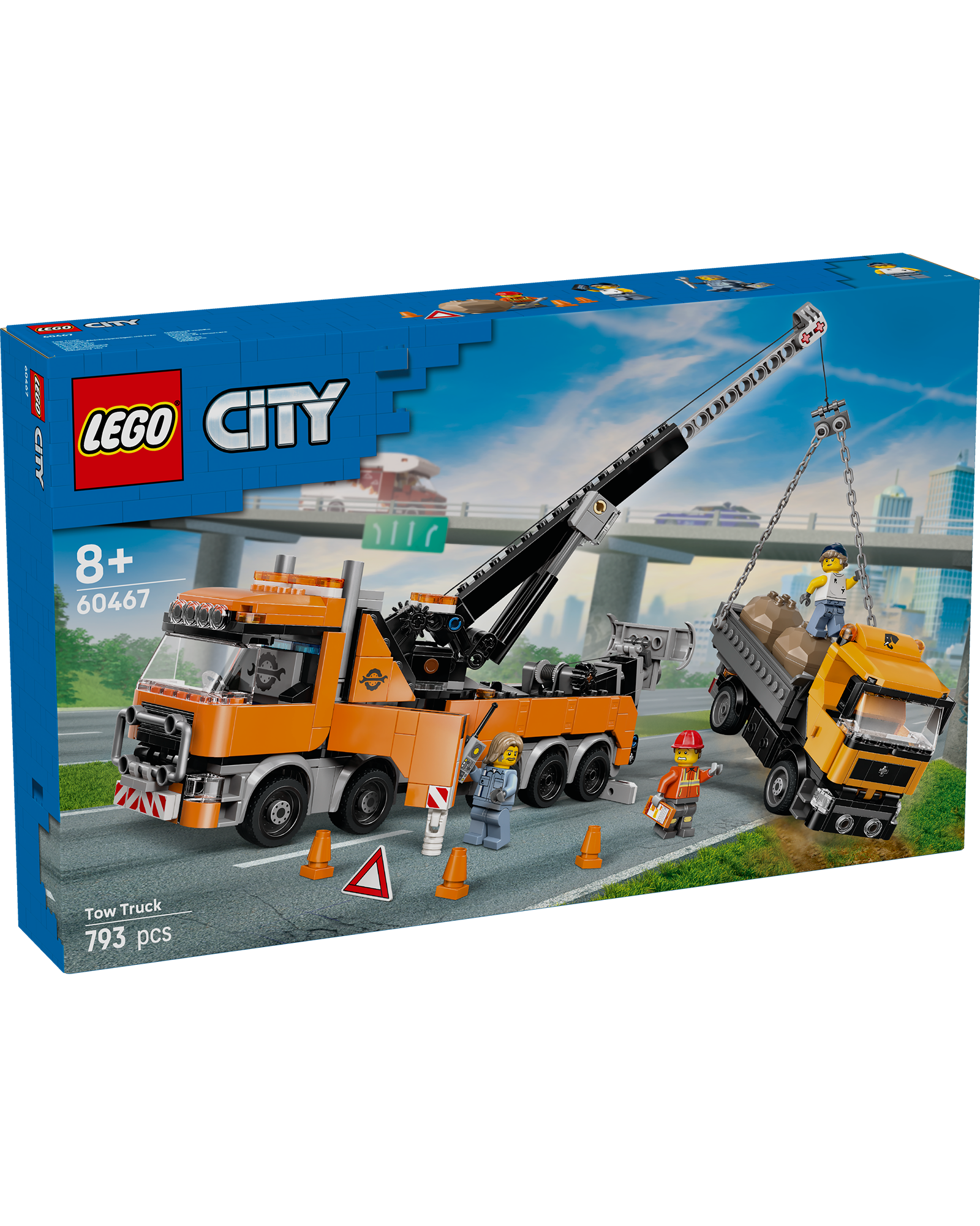 60467 Heavy-Duty Recovery Tow Truck with Crane