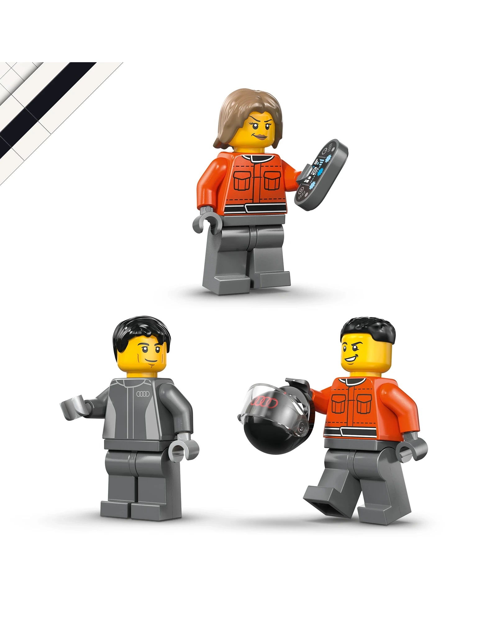 60493 F1® Display Truck with Audi F1® Race Car