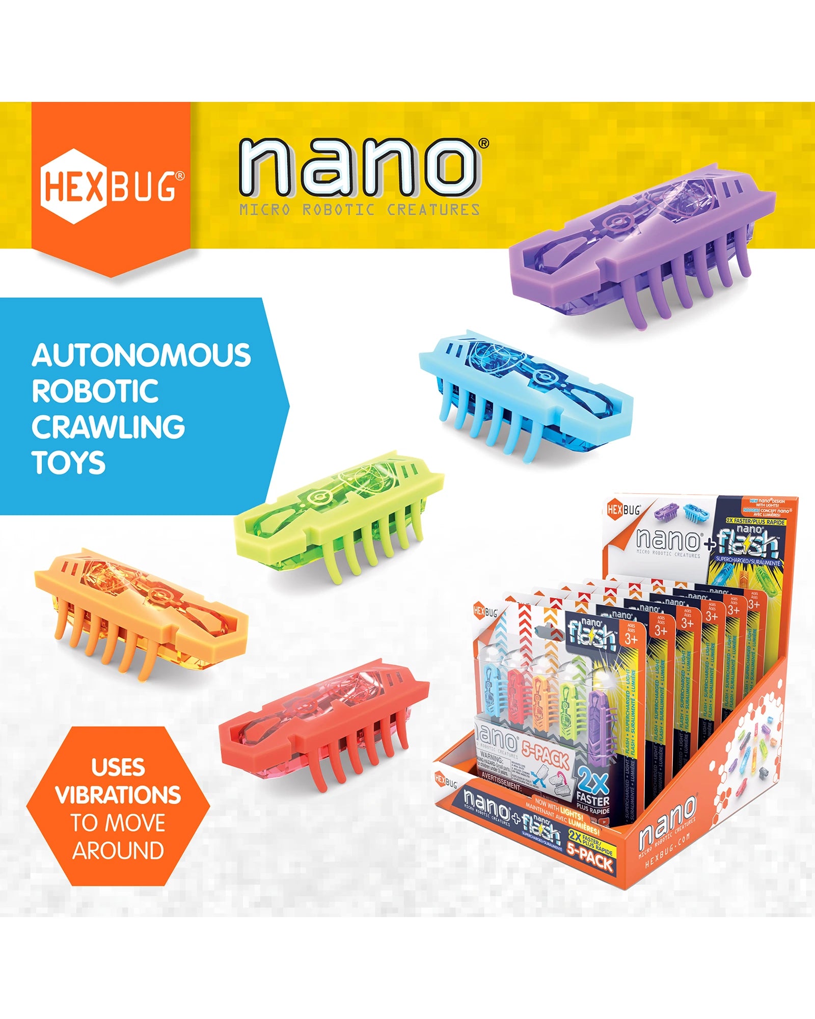 Nano top toys hexbugs