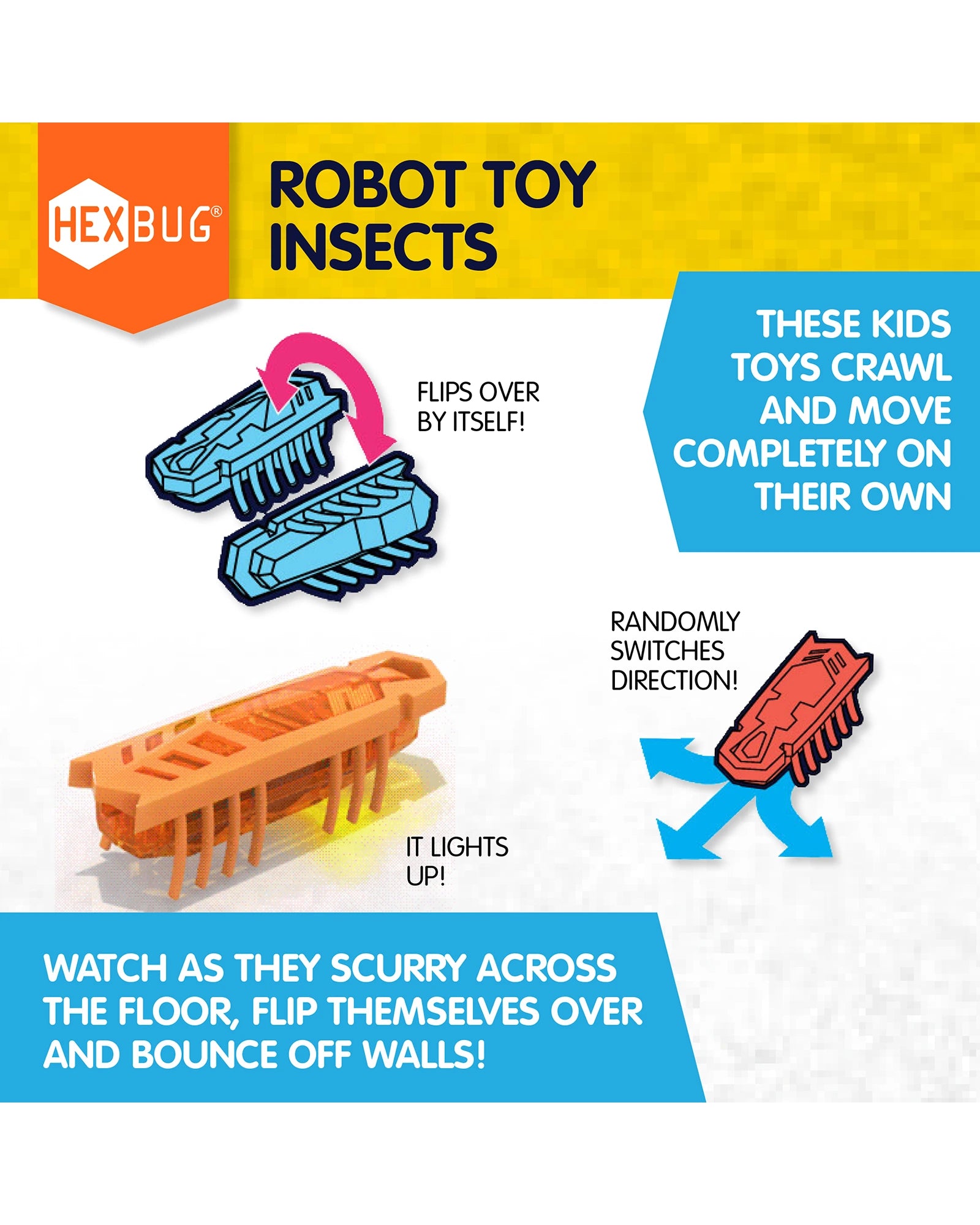 Bug toys that move sale