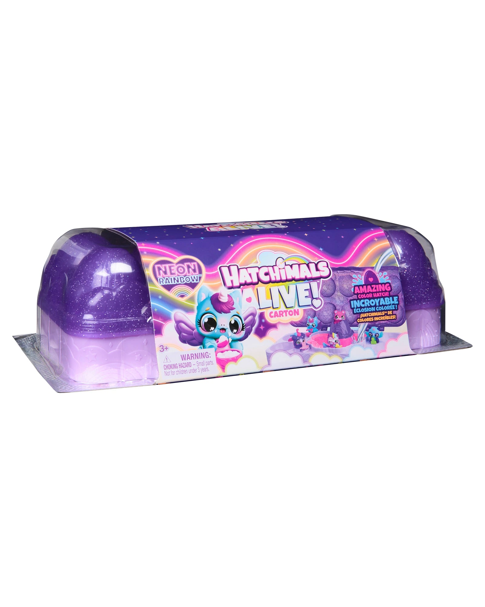 Hatchimals Alive Neon Rainbow Carton