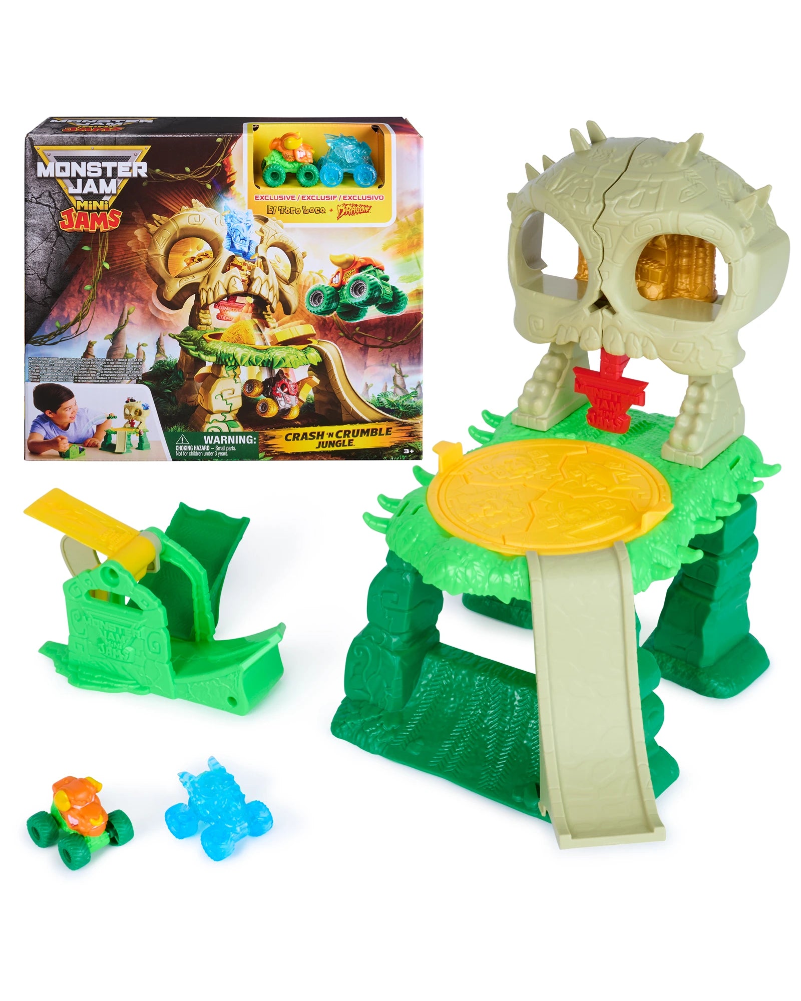 Monster Jam Mini Jams Jungle Playset