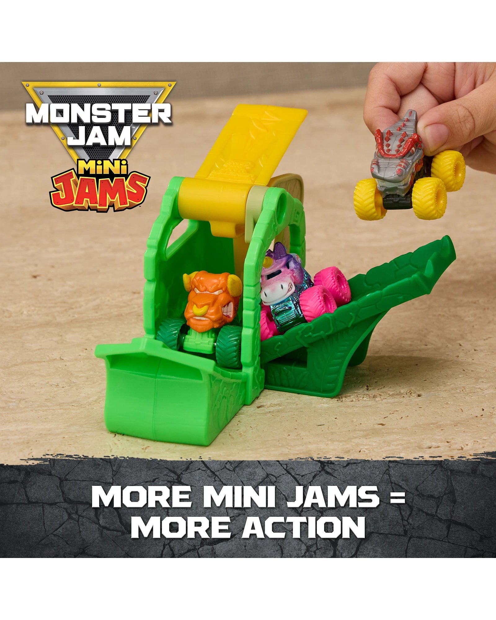Monster Jam Mini Jams Jungle Playset