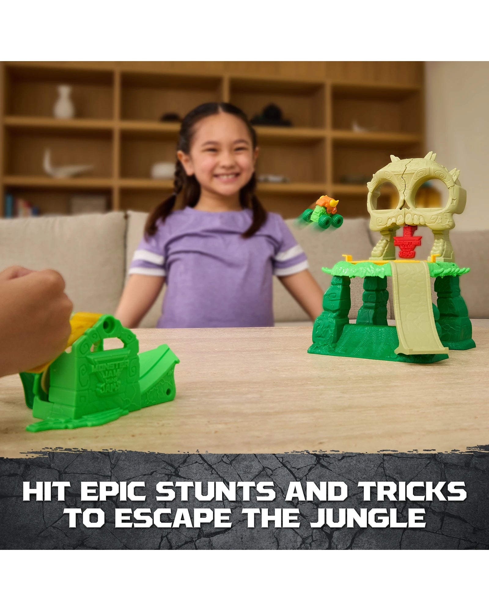 Monster Jam Mini Jams Jungle Playset