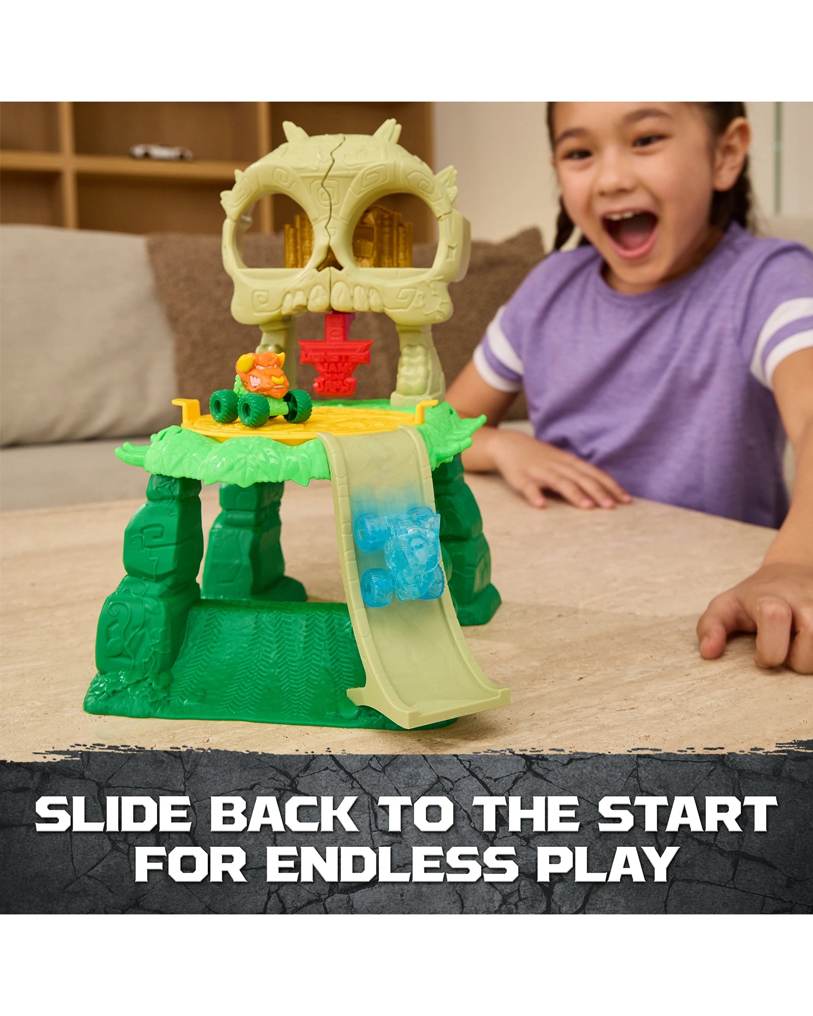 Monster Jam Mini Jams Jungle Playset