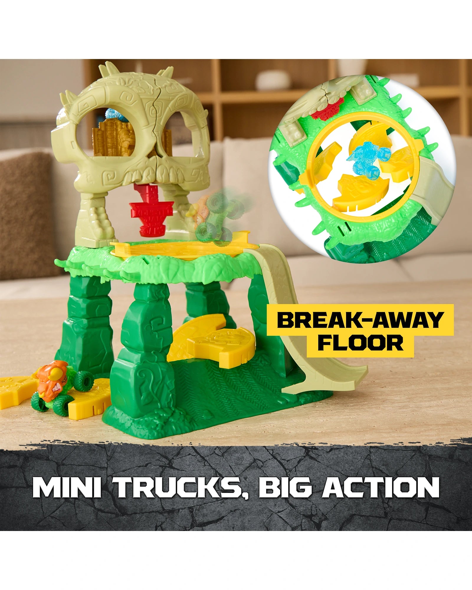 Monster Jam Mini Jams Jungle Playset