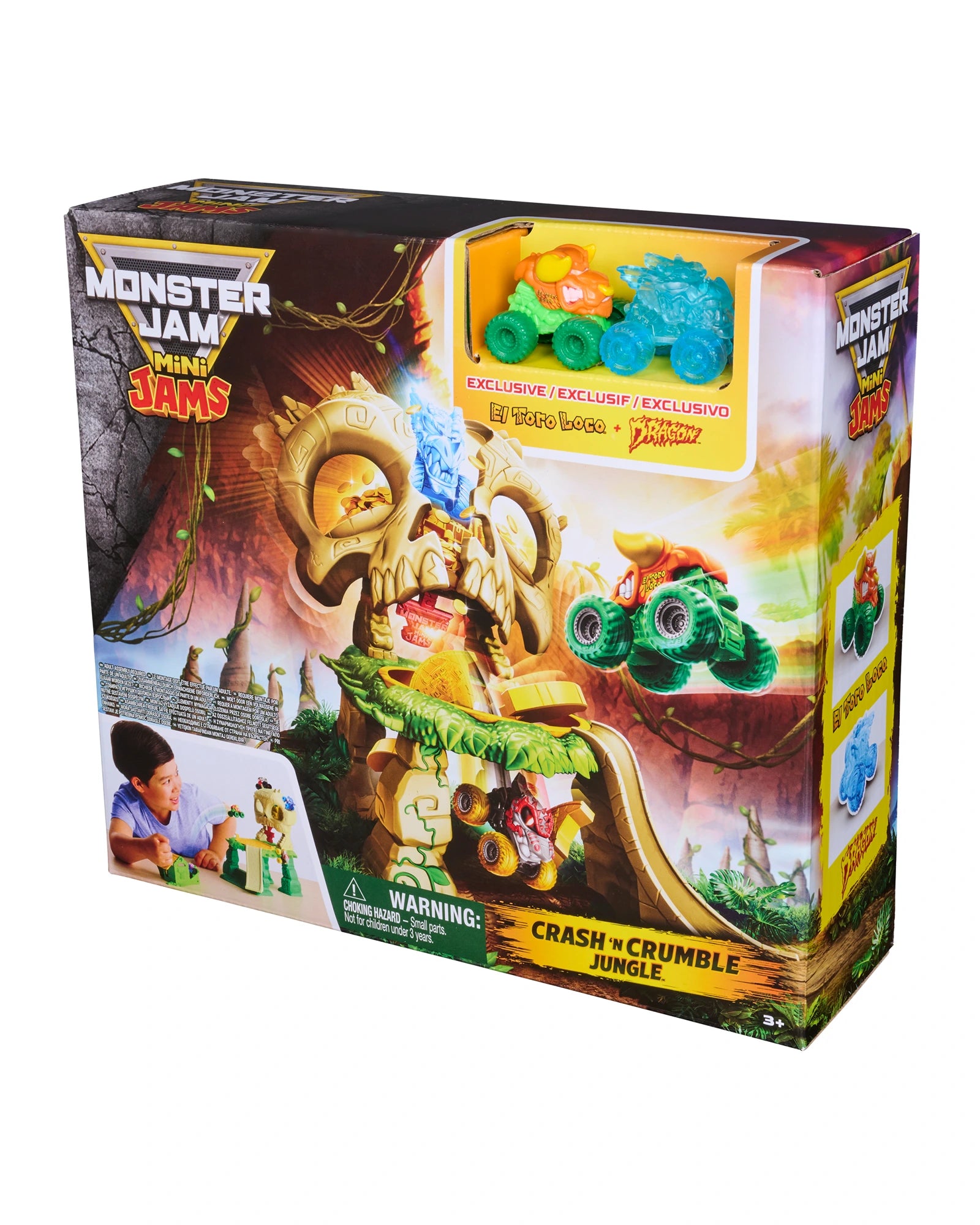 Monster Jam Mini Jams Jungle Playset