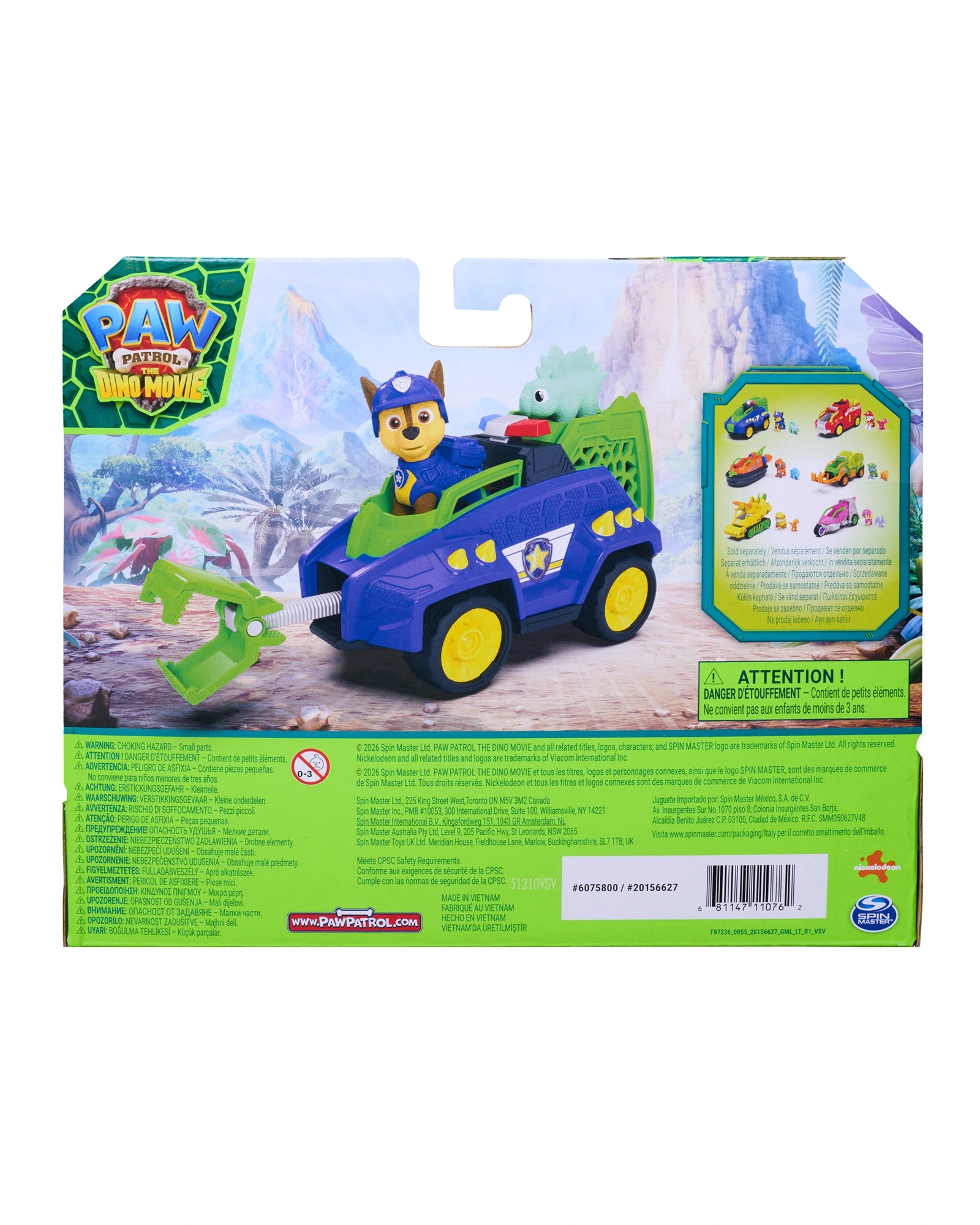 PAW Patrol The Dino Movie Chase Themed Vehicle