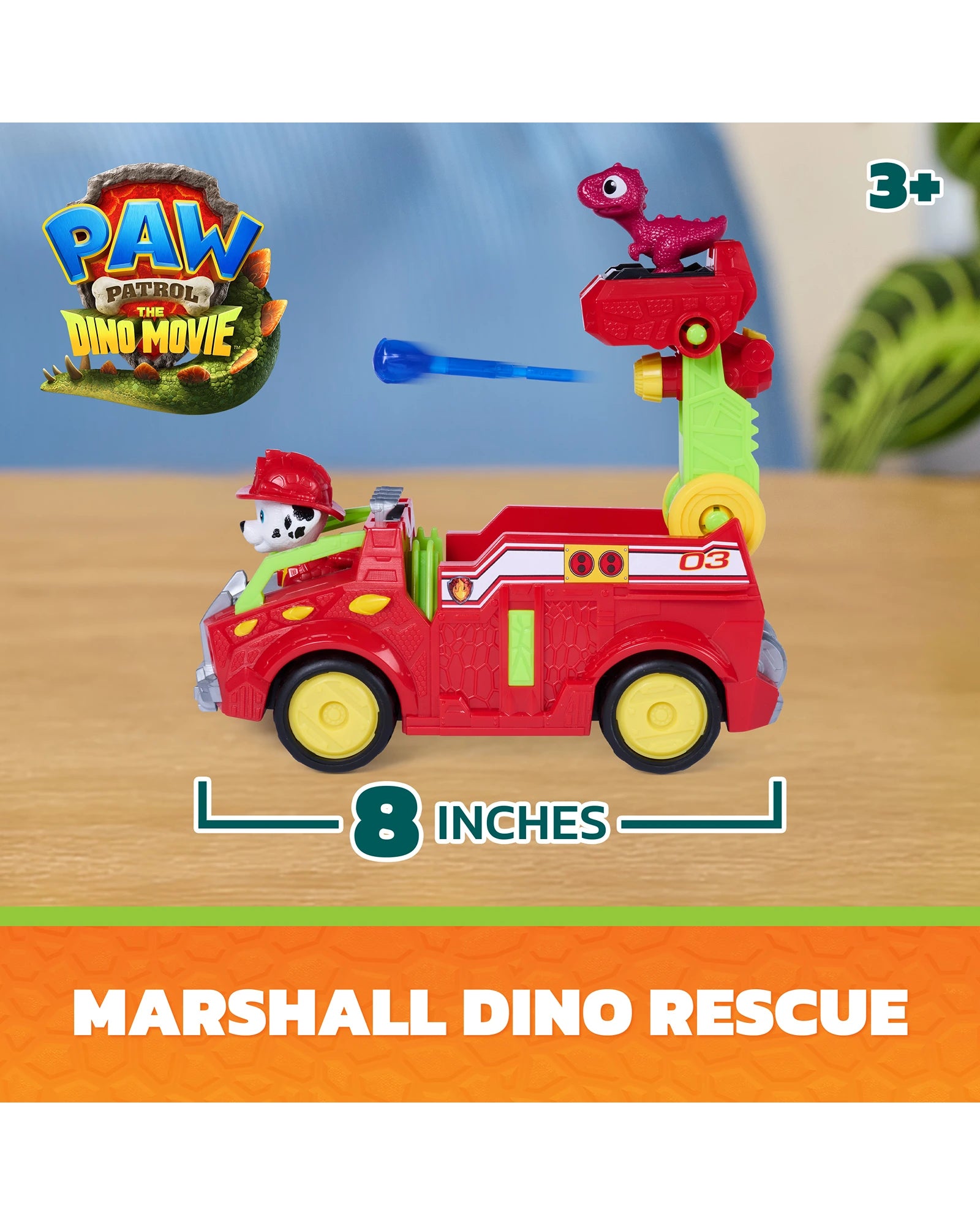 PAW Patrol The Dino Movie Marshall Themed Vehicle