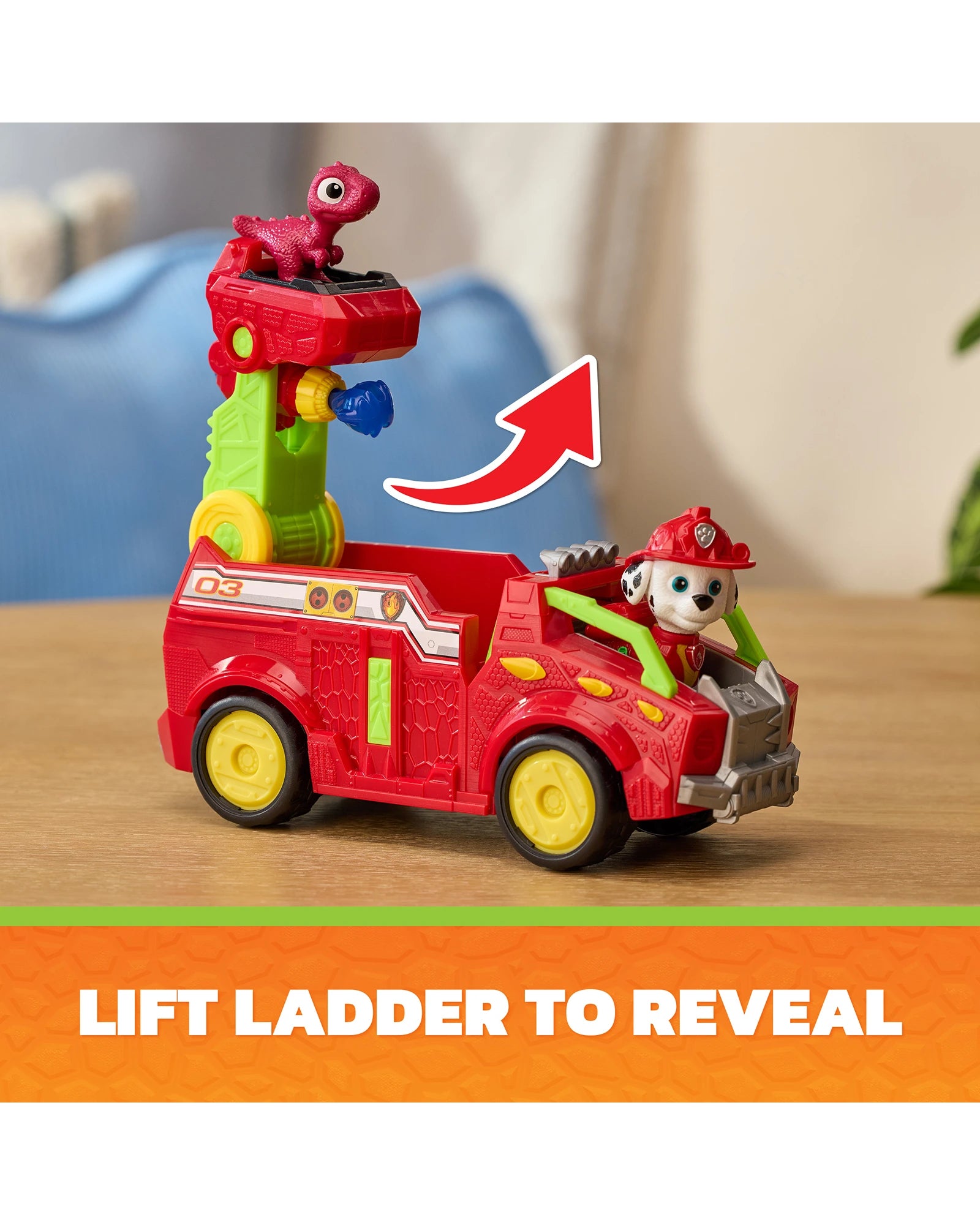 PAW Patrol The Dino Movie Marshall Themed Vehicle