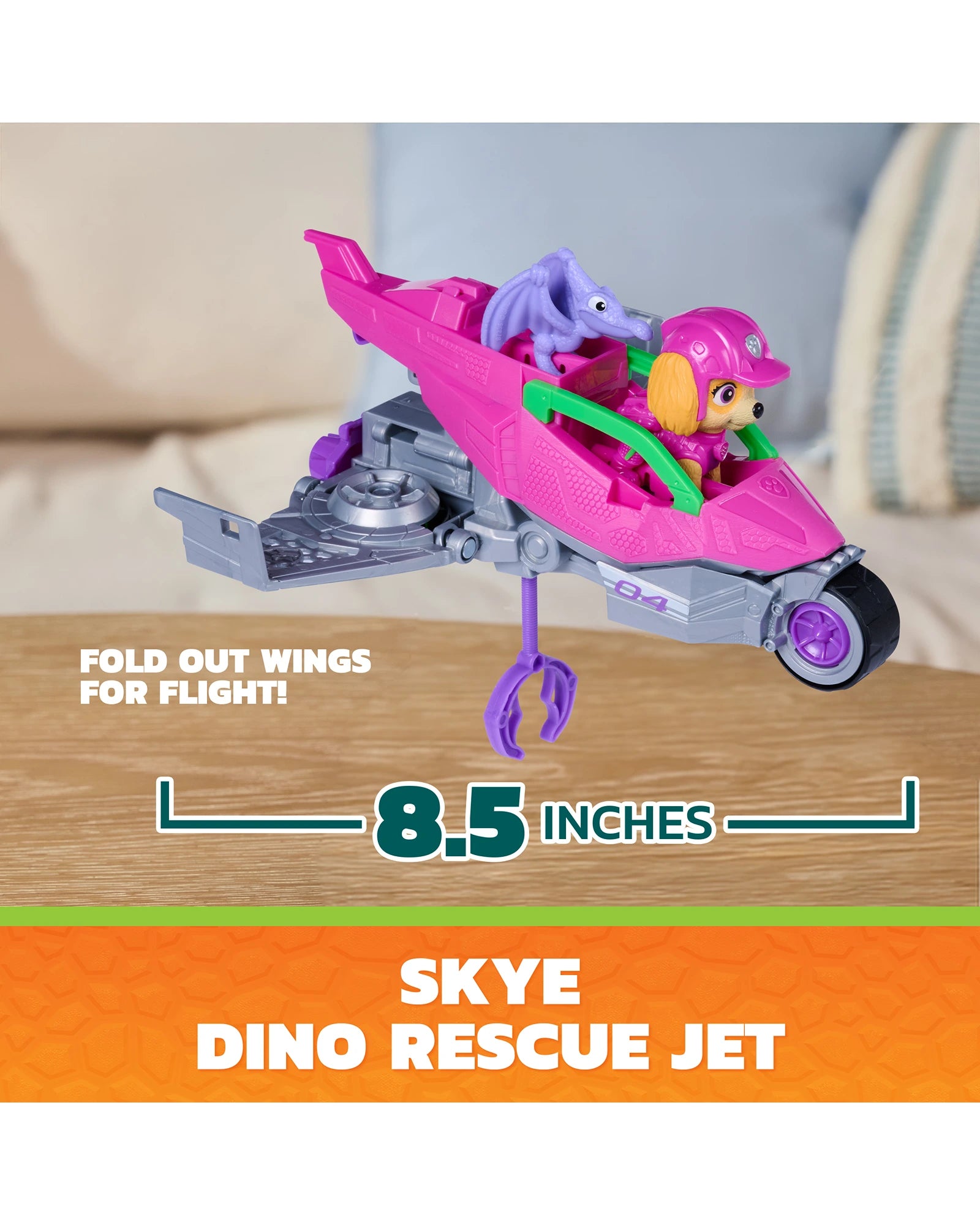 PAW Patrol The Dino Movie Skye Themed Vehicle